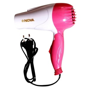 Uscator Par NV1290, Feon 1000w, cald si rece, maner pliabil -Roz