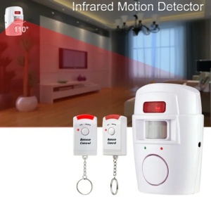 Alarma wireless cu 2 telecomenzi si senzor de miscare cu infrarosu - Img 2