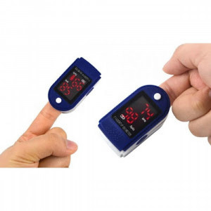 Aparat de masurare puls, Oximetru pentru deget cu display, Pulsoximetru, Masurare Saturatie Oxigen, Pentru Deget - Img 2