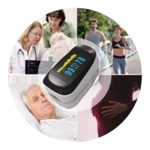 Aparat de masurare puls, Oximetru pentru deget cu display, Pulsoximetru, Masurare Saturatie Oxigen, Pentru Deget - Img 3