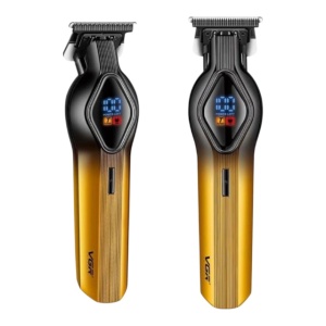 Aparat de Tuns Profesional V-921, pentru Barba Contur & Corp, afisaj LED, cu Acumulator, Lame din Otel Inoxidabil, Viteze Multiple Speciale pentru Tuns si Contur - Img 4