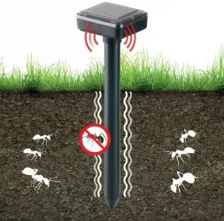 Aparat solar/ Repelent solar pentru insecte și rozătoare pentru zone exterioare - Img 2