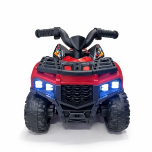 ATV Electric Pentru Copii, 3+ Ani, Muzica Si Lumini, 1 Motor, 6V, Rosu - 212