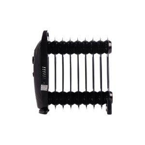 Calorifer electric cu ulei HAUSBERG HB-8945, o singura treapta de incalzire, 1000-1200 W, 9 elementi 110 mm x 330 mm, termostat reglabil, maner si rotite pentru o deplasare facila, indicator luminos functionare, negru - Img 3