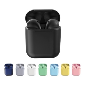Casti Bluetooth Wireless, TWS inPods 12 V5.0, compatibile iOS si Android, Touch Control, Bluetooth 5.0+EDR ,Negru - Img 2