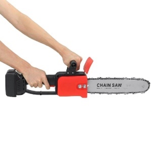 Drujba Motofierastrau cu lant 10 inch, cu 2Lame, 2Lanturi si 2Acumulatori