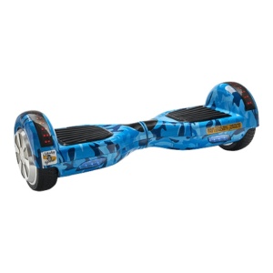 Hoverboard, roti 6.5", autonomie 15 km, viteza 10 km/h, putere motoare 700W (2 x 350), Bluetooth, - Img 2