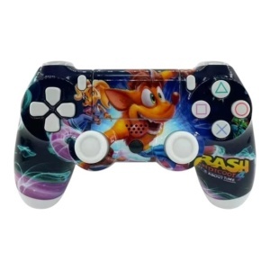 Joystick wireless PS4 Slim Pro, culori Krash Design