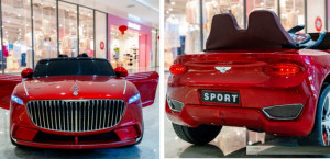 Masinuta Electrica, AT 8899, 12W, Mercedes Maybach Rosie - Img 5