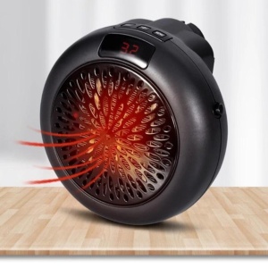 Mini aeroterma portabila 900W, 220V, display, timer - Img 3