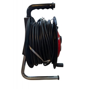 Prelungitor rola cu tambur 50m 3x2.5mm, 4 Prize, maner ergonomic pentru transport - Img 2