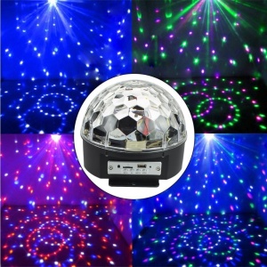 Proiector Disco Led Magic Ball Light cu telecomanda si Redare Audio MP3 - Img 2