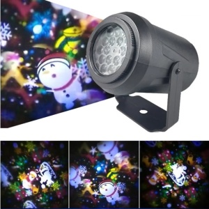 Proiector laser cu motive de Anul Nou/Craciun