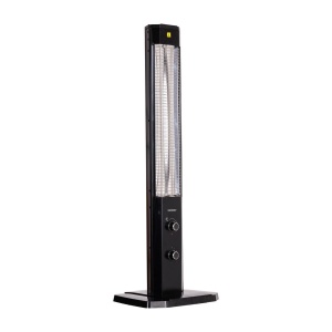 Radiator Electric Hausberg HB-8560, 2300W, Termostat Reglabil, Lampa de semnalizare pentru 3 pozitii, Negru - Img 8