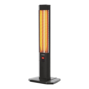 Radiator electric Turn KUMTEL MH1200, 1200W, Termostat reglabil, Siguranta la rasturnare, Lampa 3 pozitii, Maner transport, Utilizare vertical, Negru