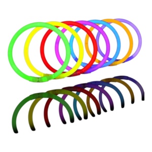 Set 100 bratari fosforescente, Multicolor - Img 2