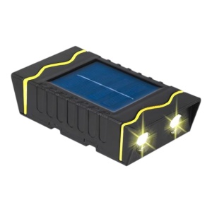 Set de 4 bucati, Lampa solara LED arhitecturala, ambientala, pentru perete, tavan sau podea, lumina calda