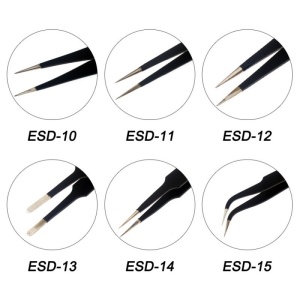 Set Pensete Fine Antistatic ESD 6Buc - Img 2