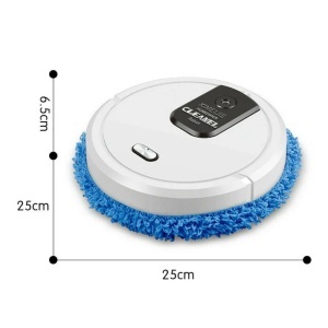 Smart-Mop, Robot Pentru Curatenie cu Functie de UmidifIcator, Laveta din Microfibra , ALB - Img 4