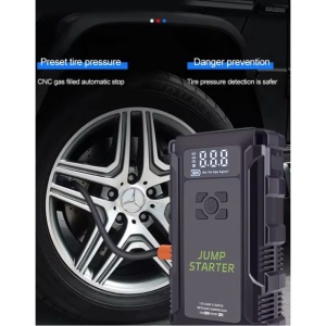 Starter Auto Portabil K09 12V cu Compresor de Aer de 2500A - Img 5