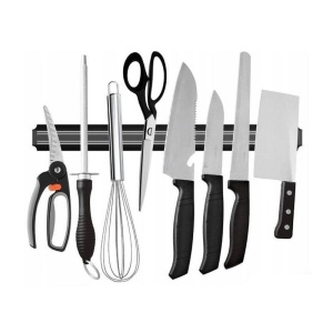 Suport magnetic pentru scule, fixare perete, 33 x 4.8 x 1.4 cm, negru  - Img 2