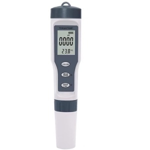 Tester de apa 5 in 1, PH, TDS, Temperatura, EC si Salinitatea, ecran LCD, precizie ridicata - Img 1