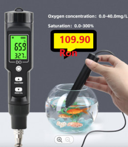 Tester de Calitate a Apei, Multifunctional, Pentru Testarea Calitatii Apei, Precizie Mare, Baterii Usor de Inlocuit, Display LCD HD, 7 Functii, Masoara valorile Apei Potabile, Apei din Piscina, Acvariu sau ale Apei folosite pentru Plante, 0700 - Img 3