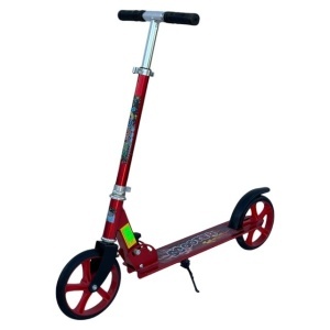 Trotineta Scooter Pliabil, Rosu, pentru Copii si Adulti, Greutate maxima 100kg - Img 2
