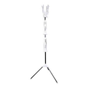 Uscator de rufe vertical, pliabil, 3 nivele, 170cm inaltime, usor de instalalat, 24 carlige, 20 tije, Alb - Img 3