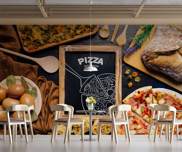 Fototapet Design Pizza