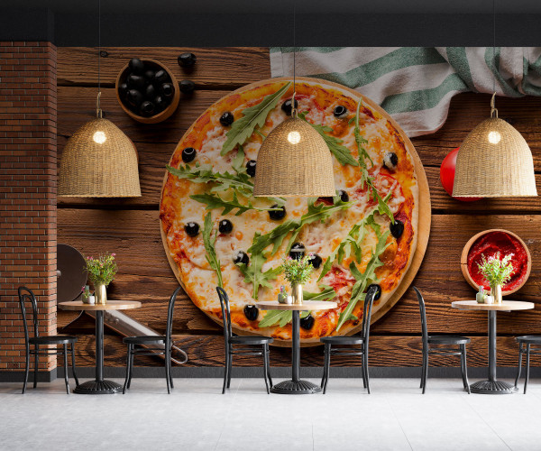 Fototapet Pizza Concept