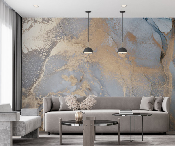 Fototapet Golden Marble