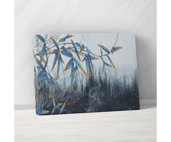 Tablou Canvas Flori Albastre