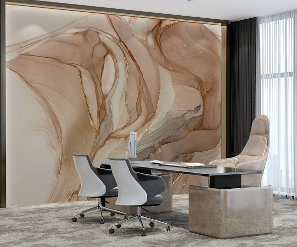 Fototapet Abstract Beige Marble