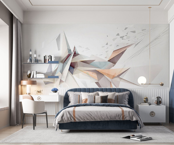 Fototapet Personalizat Forme Geometrice Nordice