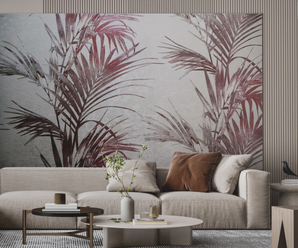 Fototapet Red Palms