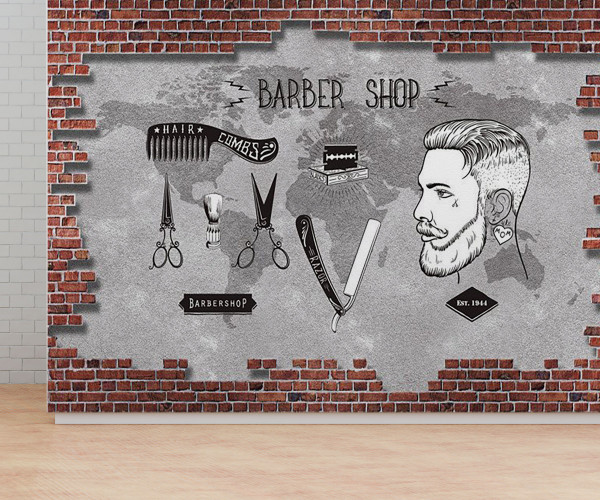Fototapet Barber Shop