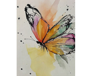 Tablou Canvas Serenade of Butterflies - Img 3