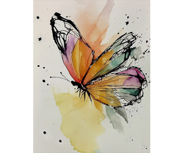 Tablou Canvas Serenade of Butterflies - Img 6