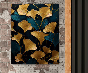Tablou Canvas Elegance in Gold