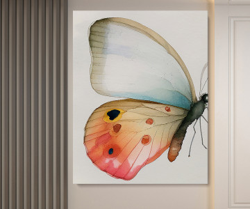 Tablou Canvas Vibrant Butterfly Cascade - Img 4