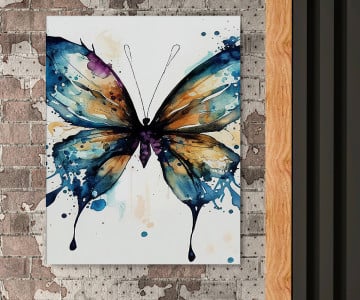 Tablou Canvas Butterfly Harmony - Img 4