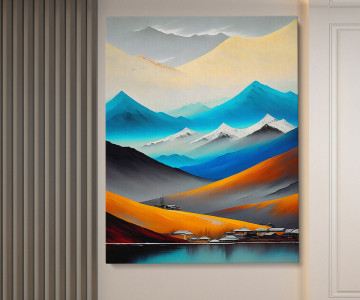 Tablou Canvas Luminous Cascade