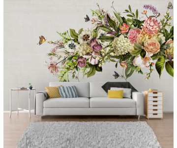 Fototapet Personalizat Buchet de Flori Chinezesc