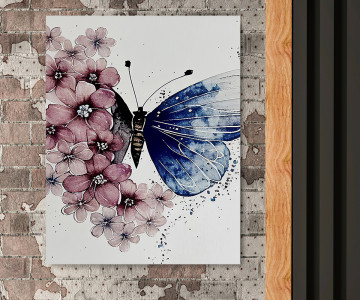 Tablou Canvas Ethereal Butterflies - Img 5