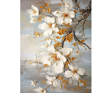 Tablou Canvas Golden Bloom - Img 4