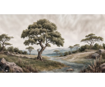 Fototapet Arboreal Sketch - Img 4