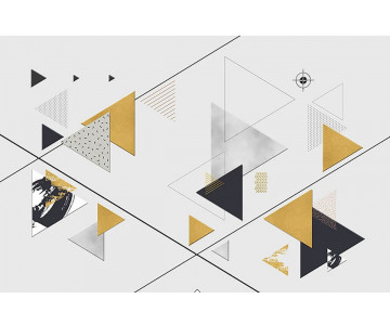 Fototapet Personalizat Triunghiuri Simple Geometric - Img 6