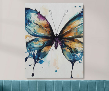 Tablou Canvas Butterfly Harmony - Img 2