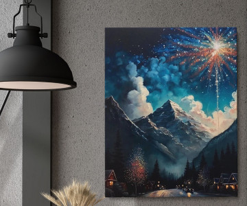 Tablou Canvas Chromatic Mirage